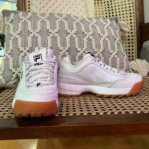 Fila Disruptor Chunky Platform White Sneakers | 8
